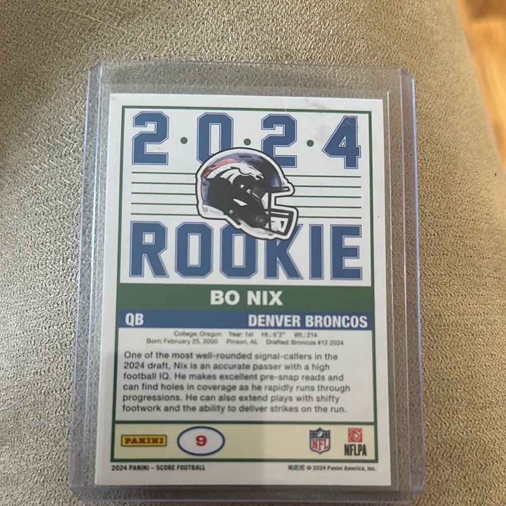 2024 Rookie Quarterback Trading Card - Picture 2 of 2